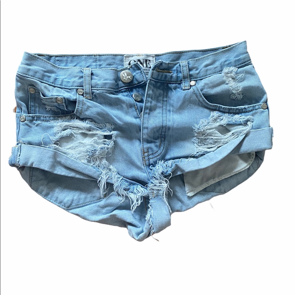 One Teaspoon Jean Shorts